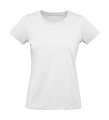 Dames T-shirt B&C Inspire Plus TW049 White